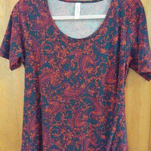 Lularoe Perfect T paisley print